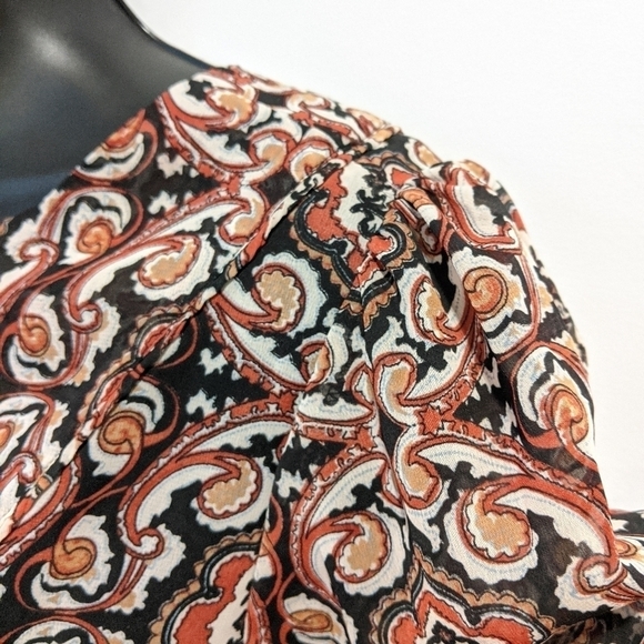 2/$20 Pepe Jeans flowy pattern dress XS - Picture 7 of 9